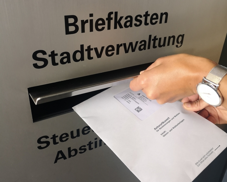 Abstimmung Briefkasten
